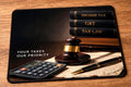 Income Tax & Law Theme Mousepad