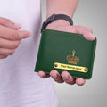Personalised Men's Wallet with Name Strip & Charm